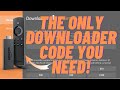 The ONLY Downloader Code You NEED For Your Amazon Firestick!