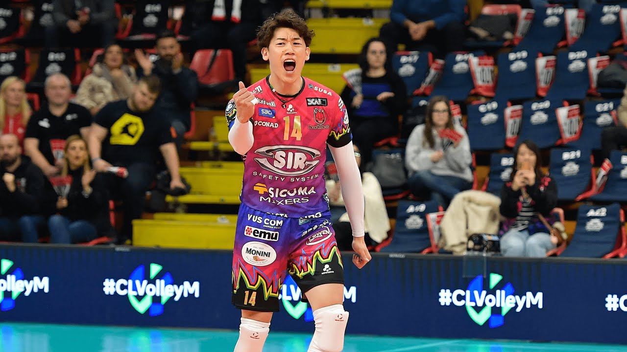 Yuki ISHIKAWA Top Plays from Sir Sicoma Monini PERUGIA Vs. VK Lvi PRAHA