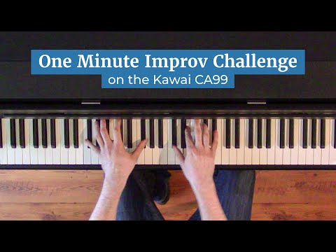 Kawai CA99: One Minute Improv Challenge! | Digital Piano Sound Overview | Family Piano Co.