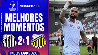 SANTOS 2 X 1 NOVORIZONTINO | VIRADA DO PEIXE | MELHORES MOMENTOS | PAULISTÃO A1 2026