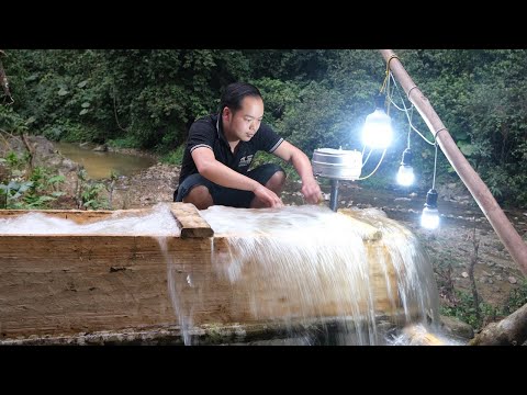Primitive Water Plant, Installing Free Electricity and Water System For The House