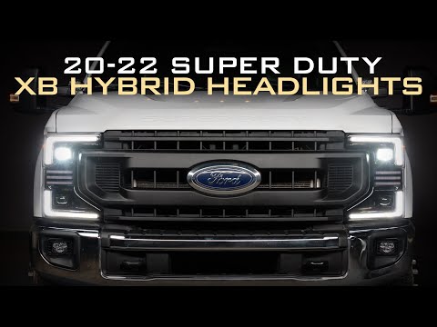 All-New XB LED Hybrid Headlights for 20-22 Super Duty Trucks | Install Guide and Review💡🛠️