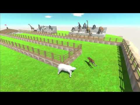 Animals 1v1 Racing Competition Funny - Animal Revolt Battle Simulator