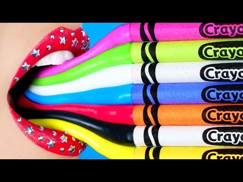 Sneak Candy in Class! 19 DIY Edible School Supplies & School Pranks! Video