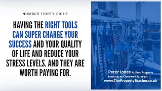 40 Learnings in 40 Years: No 38 Having the RIGHT Tools Makes a Massive Difference