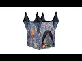 Tente de jeu enfants Château hanté Noir - Gris - Orange - Matière plastique - Textile - 110 x 132 x 110 cm