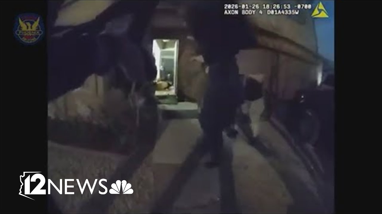 Phoenix police release body camera video from shooting where they shot the wrong man