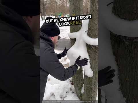 He Built a Snow Rabbit and What Happened Next Was Shocking