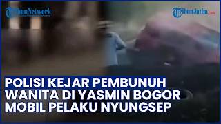 Momen Dramatis Polisi Kejar & Tangkap Pelaku Pembunuhan Wanita di Bogor, Mobil Pelaku Nyungsep