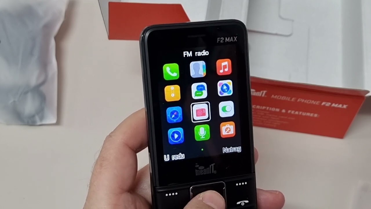 MeanIT F2 MAX | Klasični dual-sim mobitel opremljen velikim ekranom i ...