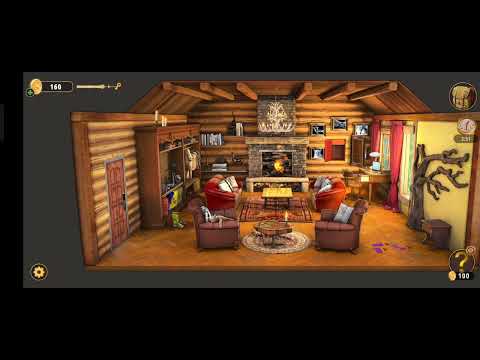 Rooms and Exits - Log cabin - level 8 walkthrough