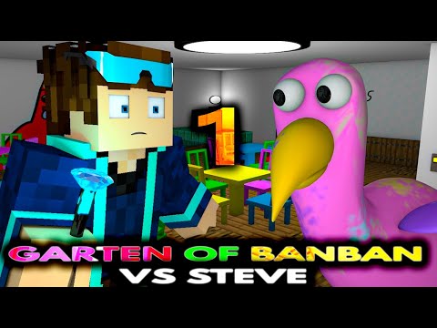 GARTEN OF BANBAN 1 vs STEVE Roblox Minecraft Animation (official) CHALLENGE! Ft Opila Bird