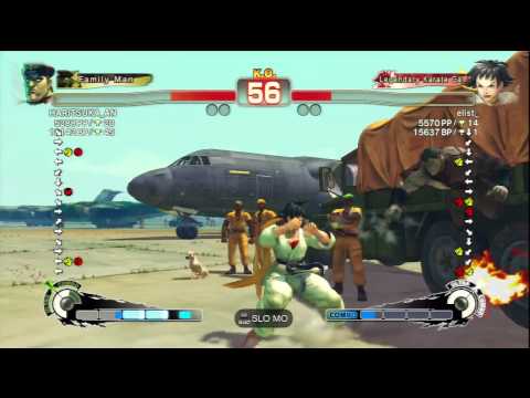HARITSUKA_AN (M.Bison) Vs elist_ (Makoto) SSF4 AE Ranked Matches - PSN