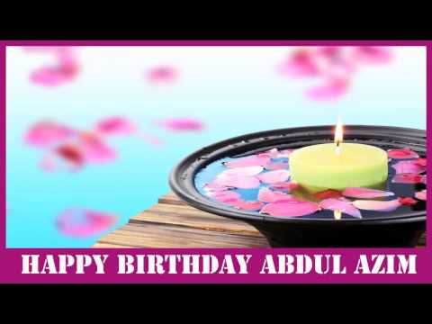 AbdulAzim   Birthday Spa - Happy Birthday