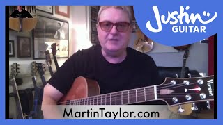 Martin Taylor chatting about Gypsy Jazz Guitar with Justin Sandercoe