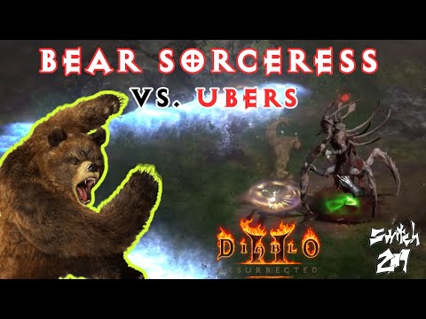Werebear Sorc Vs Ubers: A Very Fun, Classic Build That Wrecks Uber Tristram! - Diablo 2 Resurrected