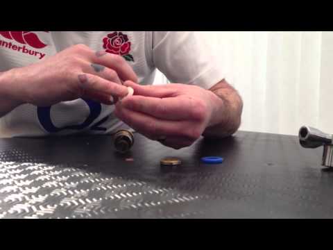 How to disassemble a ceramic tap valve and stop a dripping tap
