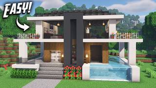 Minecraft: How To Build A Modern House Tutorial (#57)