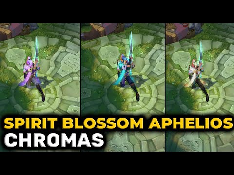 Spirit Blossom Aphelios Chromas - League of Legends