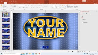 How to Make an Engaging Game Show Using PowerPoint Templates - Customize the logo