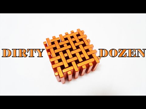オレンジの編み込み！　DIRTY DOZEN(ダーティダズン) -Metal Puzzle