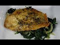 Pan Seared Flounder