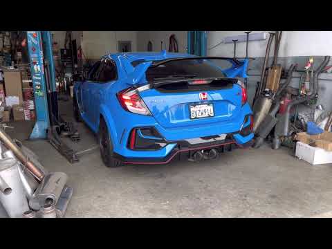 Tomei expreme ti type d exhaust civic type r fk8