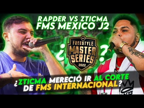 ¿ZTICMA MERECIÓ IR AL CORTE DE FMS INTERNACIONAL? | RAPDER VS ZTICMA FMS MÉXICO J2