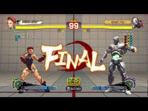 NiKe5123 (Cammy) vs POONGKO (Seth) AE2012 Ranked Match *720p HD*