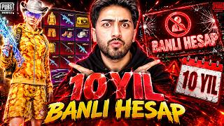 10 YIL BAN YEMİŞ PUBG Mobile HESAPLARINA GİRDİM! (full nadir hesap 😓)