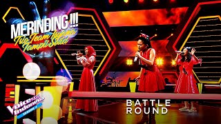 Download lagu Diajeng Vs Sherlyta Vs Andari - Pendekar Cahaya | Battle Round | The Voice Kids Indonesia Season 4 mp3