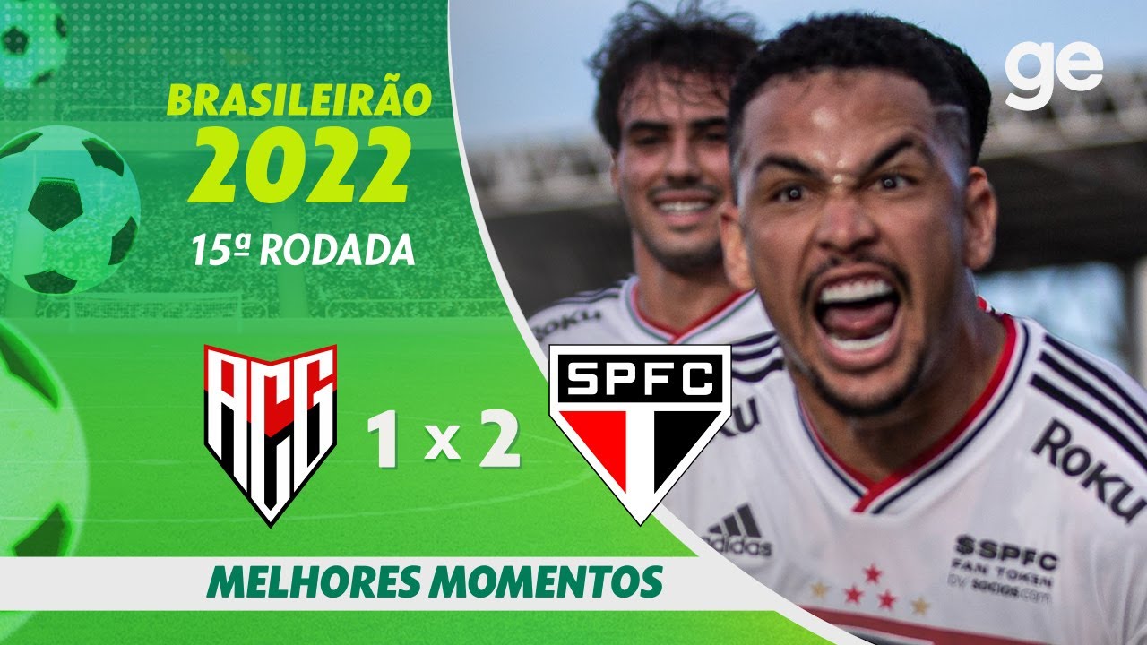 ATLÉTICO-GO 1 X 2 SÃO PAULO | MELHORES MOMENTOS | 15ª RODADA BRASILEIRÃO 2022