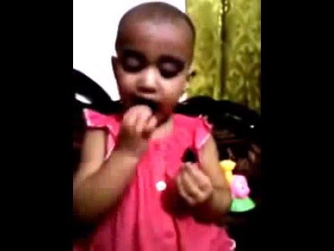 baby eating chocolate for the first time | feeding baby