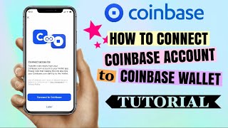 How to CONNECT Coinbase Account to CoinBase Wallet | App Tutorial