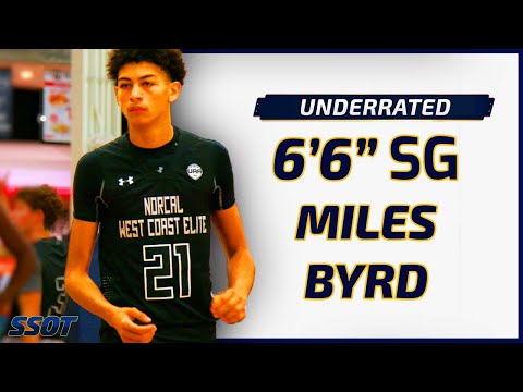 Miles Byrd from Lincoln High in Stockton, CA, is an Athletic Guard with a High Ceiling