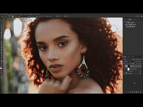 Démonstration de retouche du regard dans Photoshop par Florent Vin