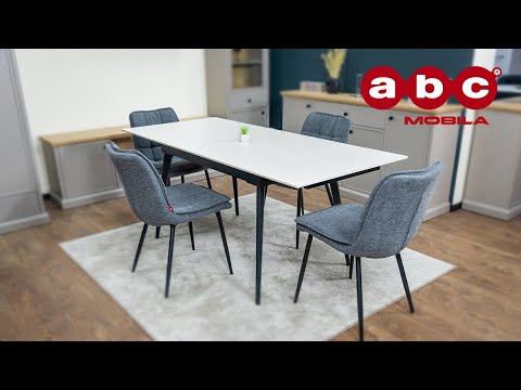 Set Masă Living Extensibilă Setul de masă extensibilă DTM0101CS cu 6 scaune DCM2001AF Bej 1