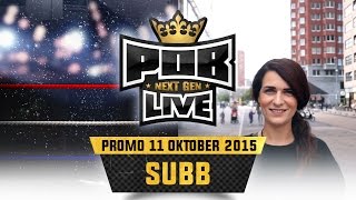 Subb - Behind The Punches: Promo POB LIVE 11 oktober 2015
