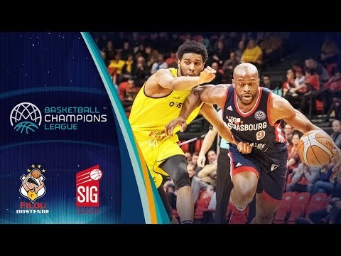 Filou Oostende v SIG Strasbourg - Full Game - Basketball Champions League 2018-19