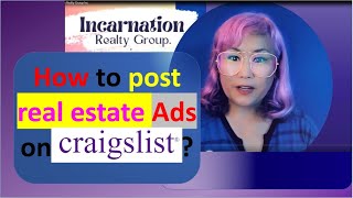 How to post real estate Ads on Craigslist?