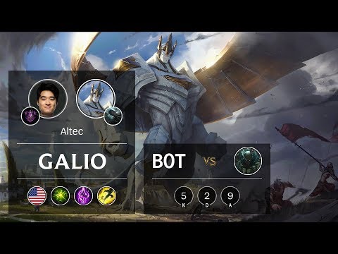 Galio Bot vs Pyke - NA Master Patch 10.1