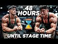 48 HOURS UNTIL STAGE TIME #olympia #contestprep