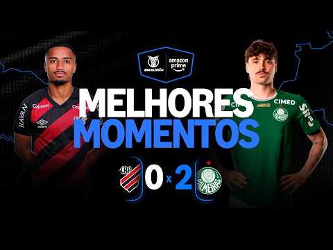 Gols e melhores lances de Athletico Paranaense x Palmeiras