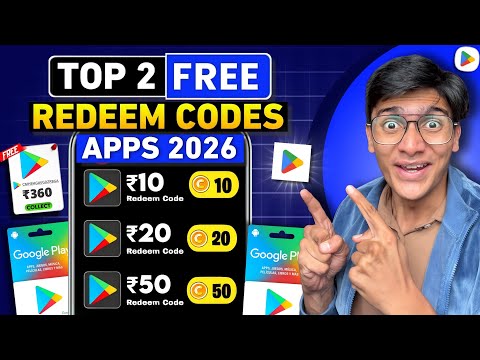 FREE REDEEM CODES INSTANT 🤩 | TOP 2 REDEEM CODE APP | HOW TO GET GOOGLE PLAY STORE REDEEM CODES FREE