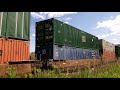 CN 148 W CN Engines 2971 5755 8865 Lead This Long 418 Axle EB Intermodal Train By Scotch Block