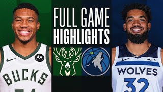BUCKS at TIMBERWOLVES | FULL GAME HIGHLIGHTS | February 23, 2024