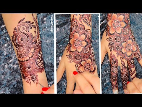 Latest Bridal Mehndi Design | Floral Bridal Mehndi Art | IFRAH'S MEHNDI DESIGN