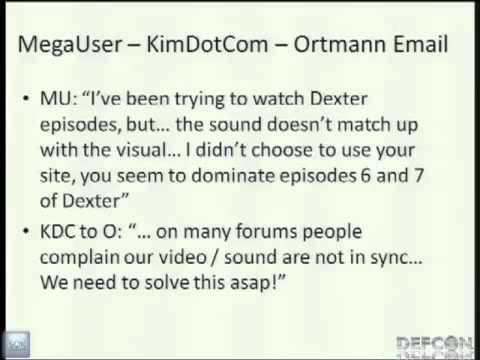 DEFCON 20 MegaUpload Guilty or Not Guilty