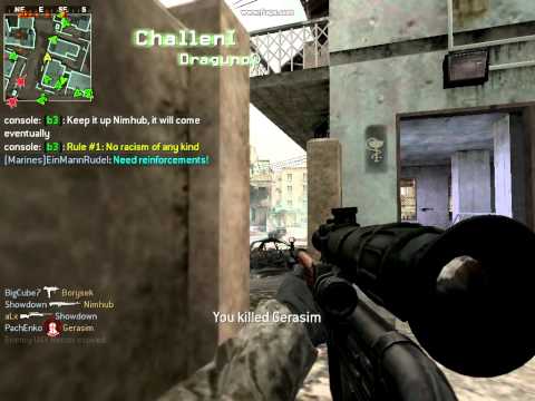 Call of duty 4 Gold dragunov snip skill