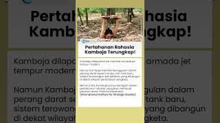 Pertahanan Rahasia Kamboja Terungkap! Pasukan Thailand Kewalahan meski Tanpa Jet Tempur